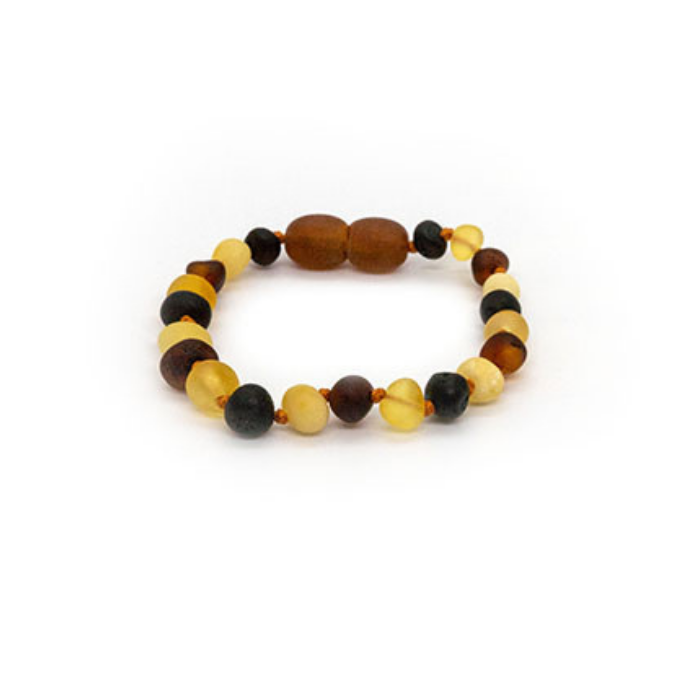 Beauty with a lovely Baltic honey amber bracelet